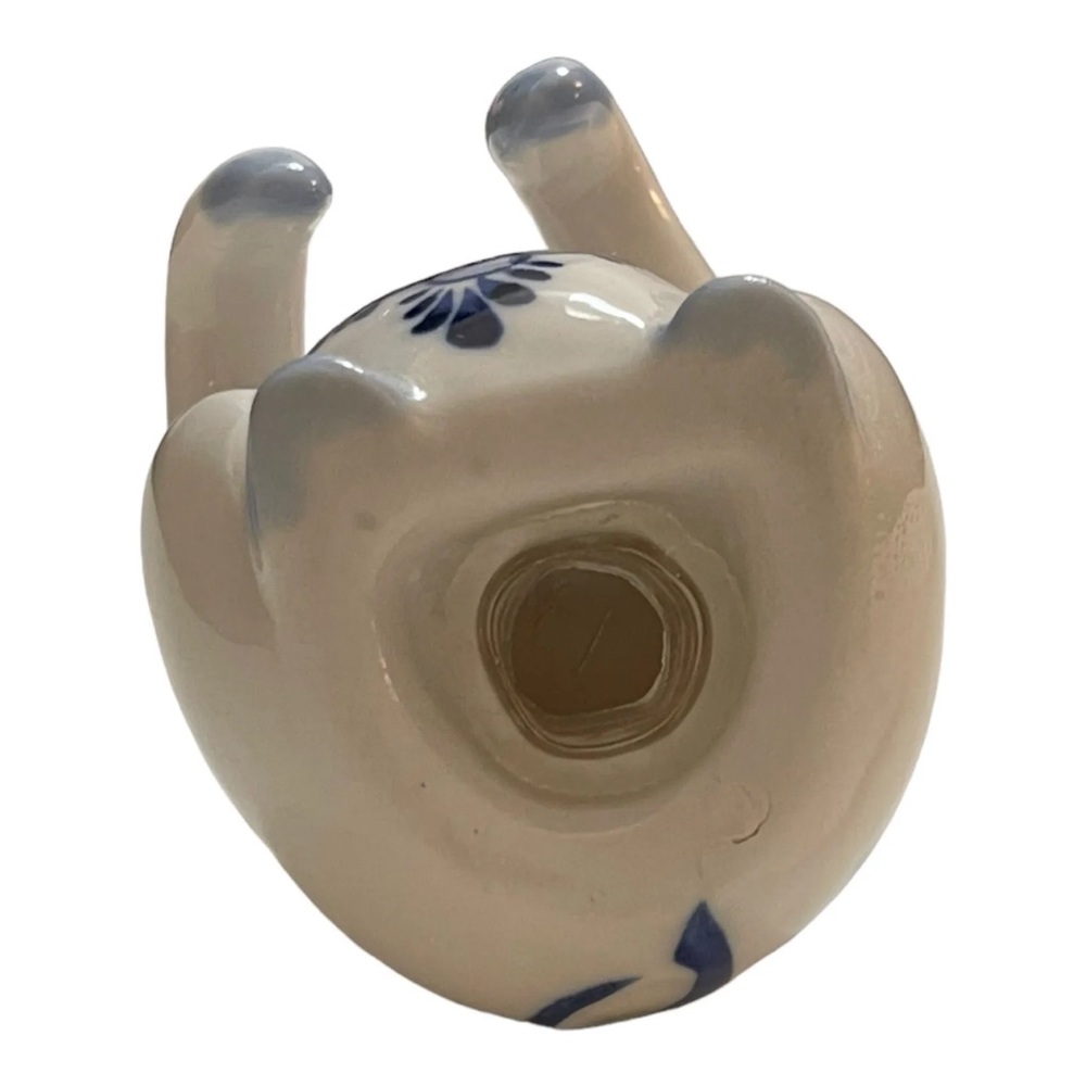 Delft Blue Pigs Salt & Pepper Shakers & Holder Pig Figure Aruba Collectible Set - Picture 11 of 16